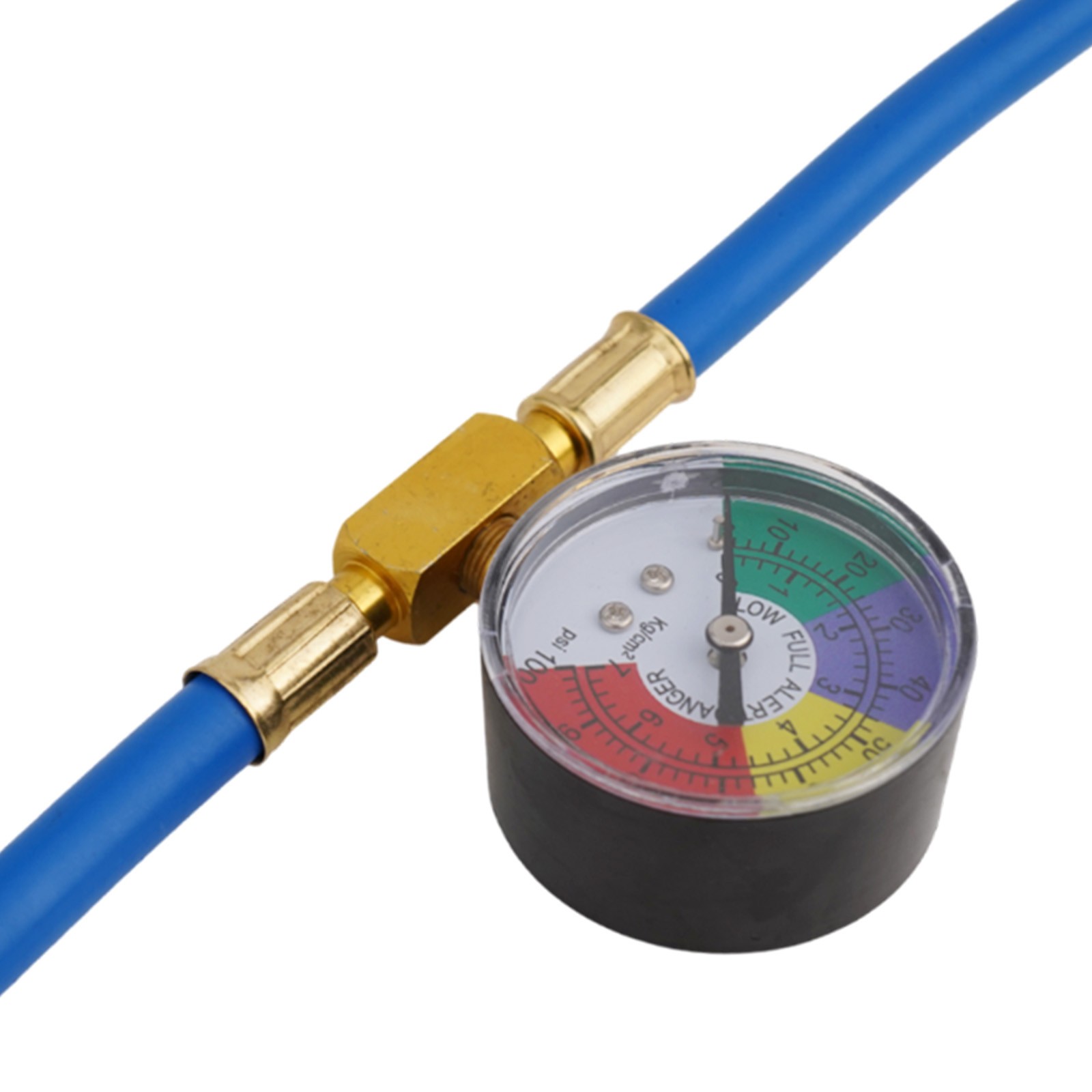 R134A Charging Hose Kit Low Pressure Valve Aluminum Alloy Auto Shut-off Feature - Picture 7 of 12
