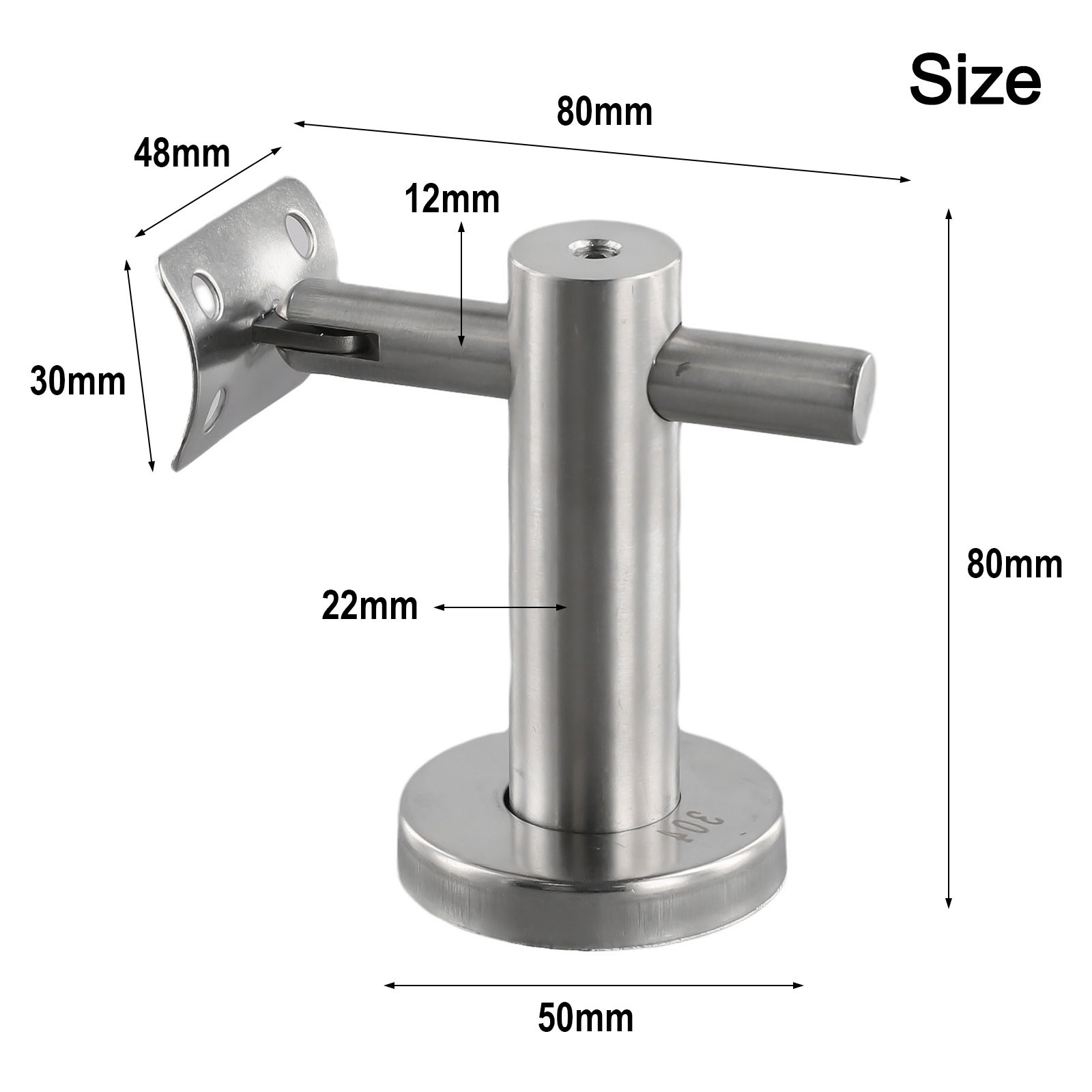 Hassle-free Mounting Stainless Steel achats Handrail Bracket Woodworking And Crafting