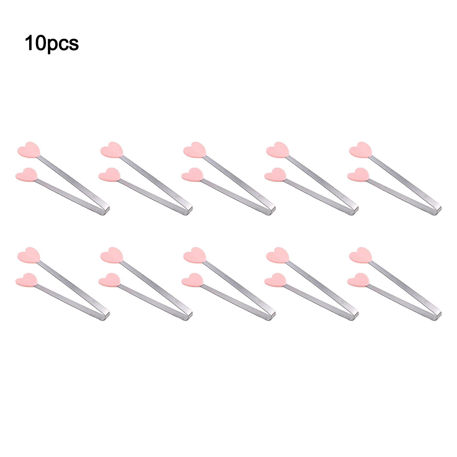 10er Pack Mini Kochzange mit sicheren Silikonspitzen für alle Gelegenheiten - Bild 18 von 39