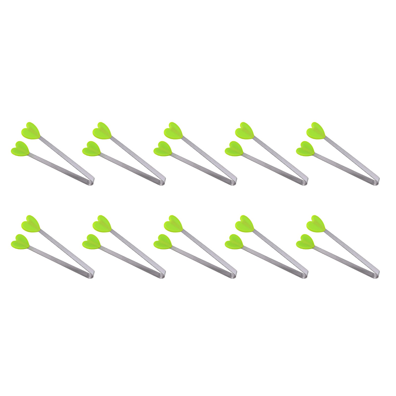 10er Pack Mini Kochzange mit sicheren Silikonspitzen für alle Gelegenheiten - Bild 31 von 39