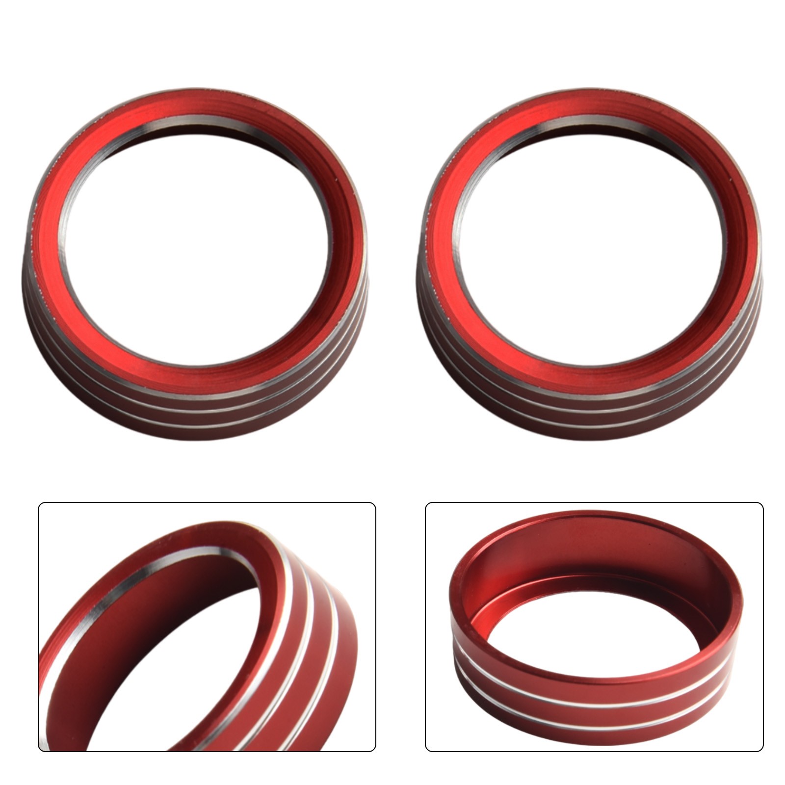 AC Knob Control Knob Ring Cover for Honda Civic 10th Gen Choose Your Color - Picture 22 of 34
