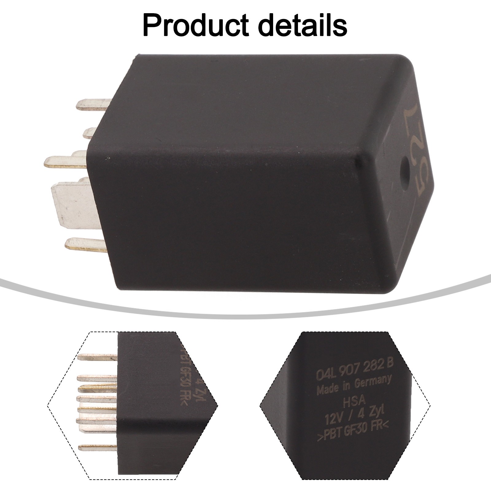 For Seat 04L907282B Relay Seat Heater Relay Car Maintenance Easy To Use - Picture 10 of 12