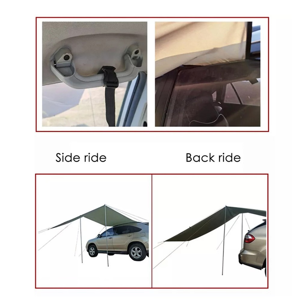 Für Outdoor Auto Seitenmarkise Wasserdicht Unterstand 300x150cm mit Verstellbar - Bild 18 von 24