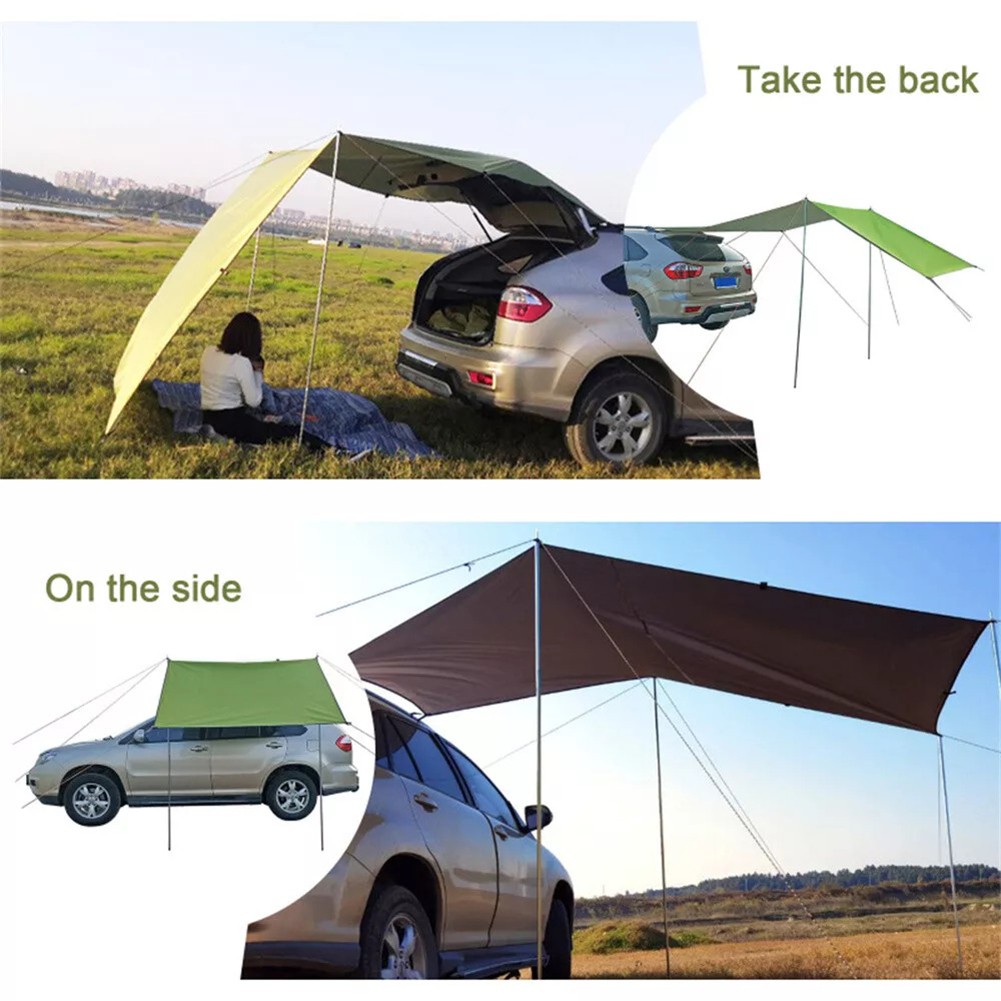Für Outdoor Auto Seitenmarkise Wasserdicht Unterstand 300x150cm mit Verstellbar - Bild 20 von 24