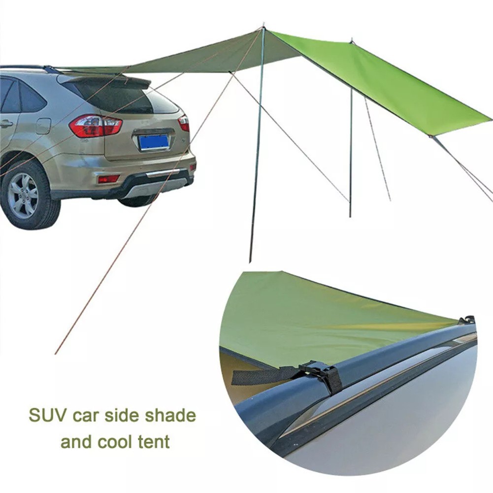 Für Outdoor Auto Seitenmarkise Wasserdicht Unterstand 300x150cm mit Verstellbar - Bild 21 von 24