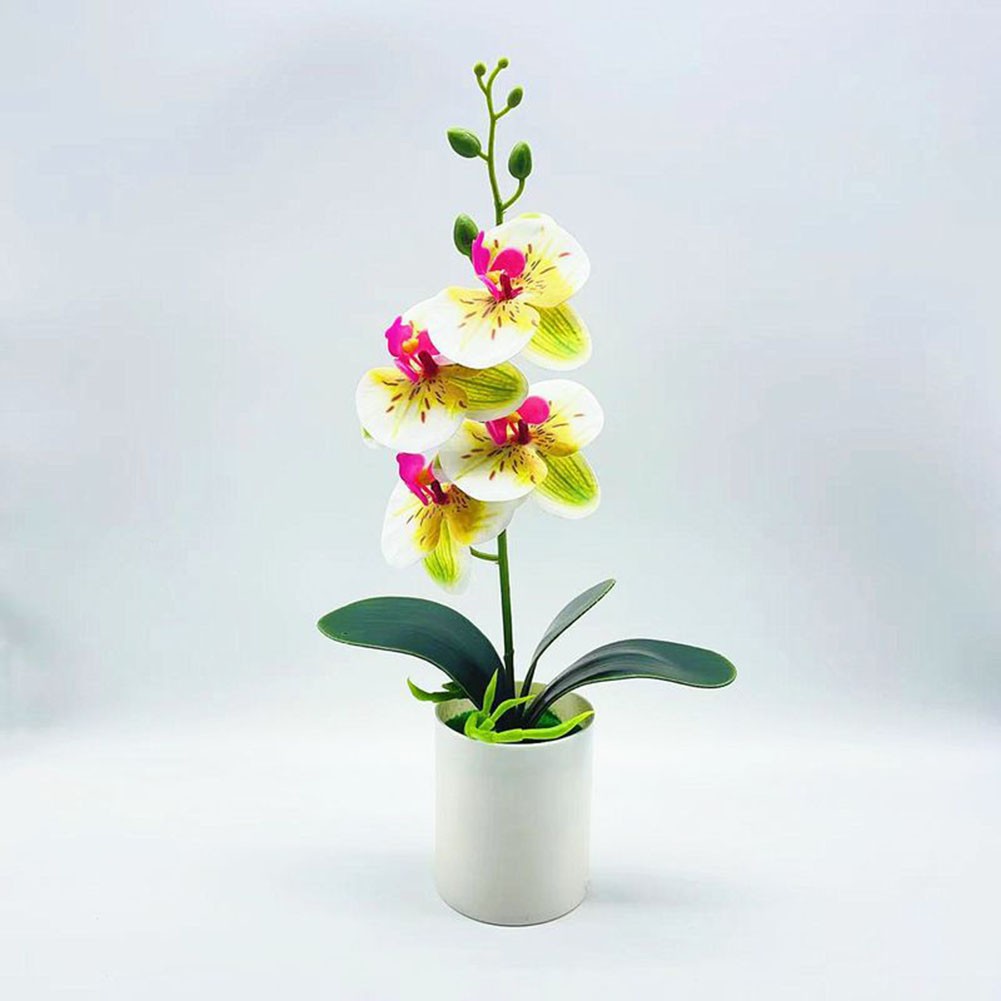Wohndeko K��nstliche Phalaenopsis Orchidee Vielseitige Dekoration f��r Schreibti - Bild 14 von 18