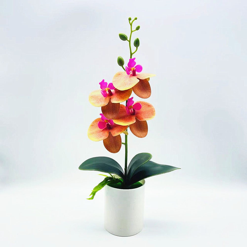 Wohndeko K��nstliche Phalaenopsis Orchidee Vielseitige Dekoration f��r Schreibti - Bild 18 von 18