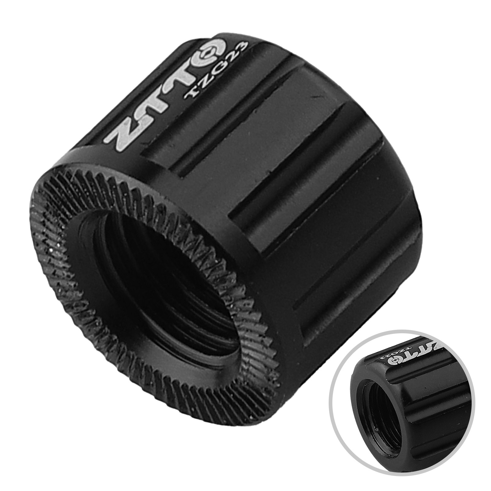 High Quality Bicycle Thru Axle Nut Hubs Shaft Cap Bicycle Black Road Bike - Picture 18 of 39