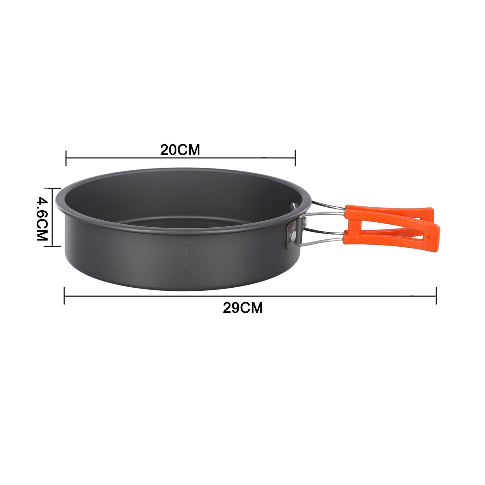 Lightweight and for versatile Aluminum Nonstick Frying Pan for Camping Cookouts