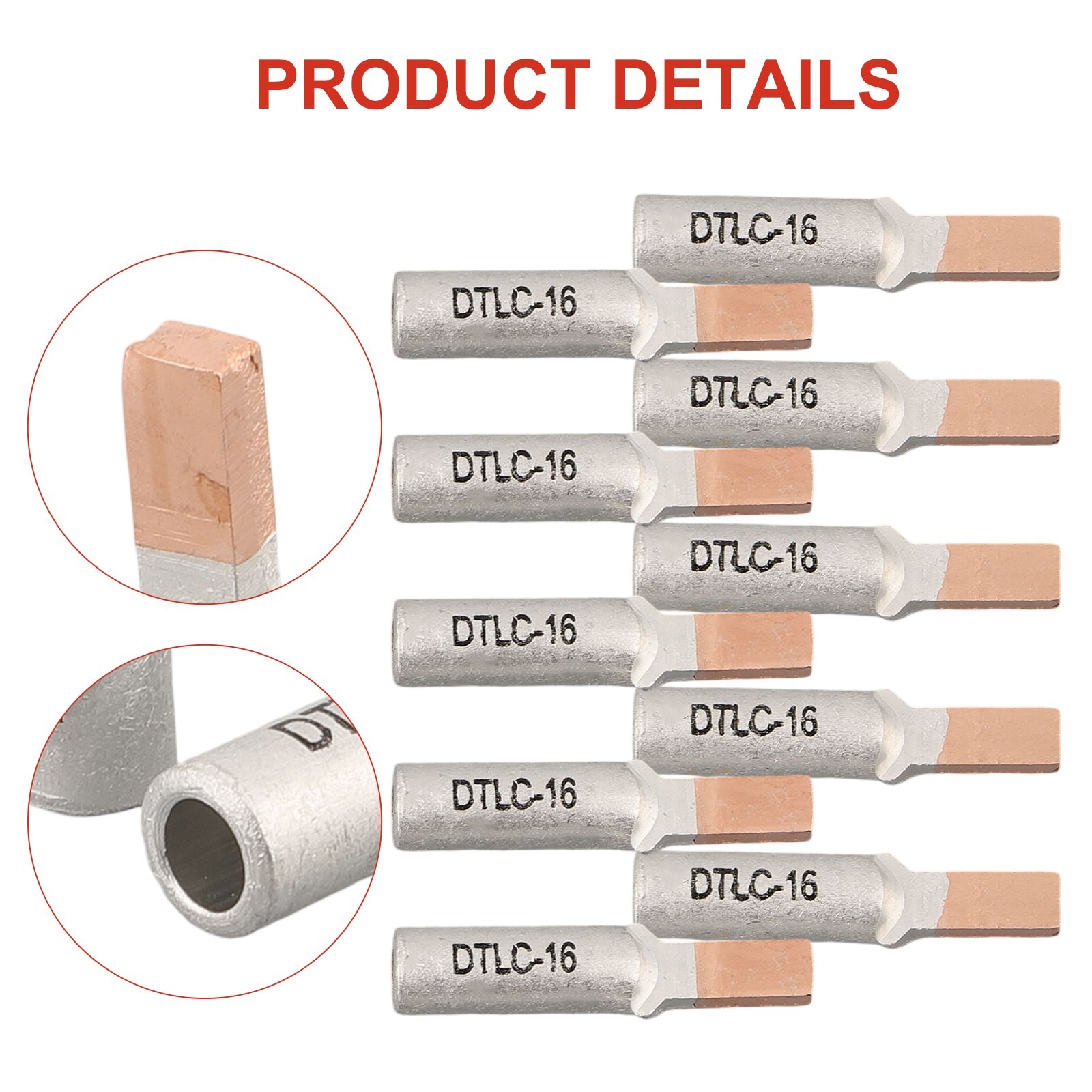 Paquete conveniente de 10 terminales de cable DTLC para proyectos eléctricos - Imagen 32 de 49