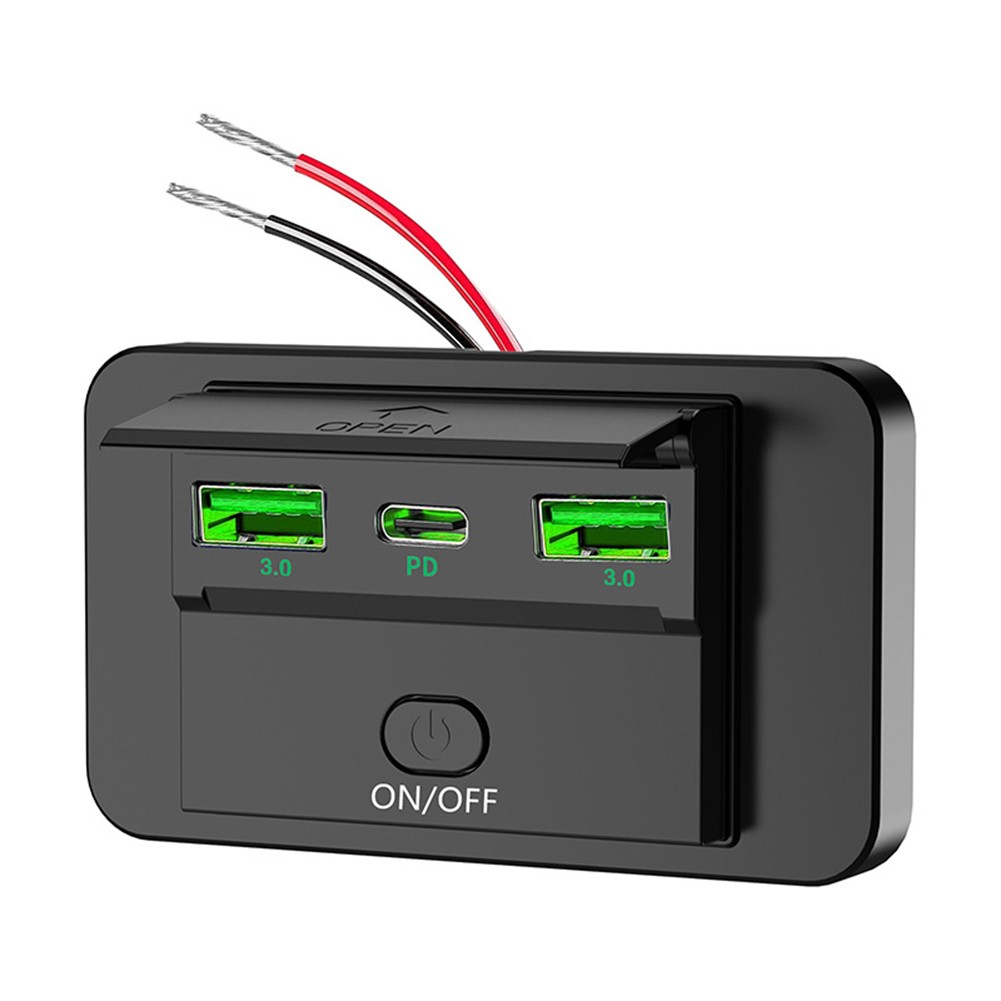 Double Chargeur Rapide Chargeur Voiture Prise Panneau Alliage Aluminium Coque LE - Photo 36 sur 36
