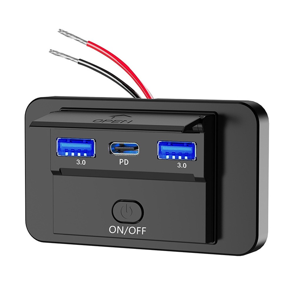 Prise Chargeur USB 12V 24V avec Double Ports pour Charge Rapide dans Véhicules - Zdjęcie 35 z 48