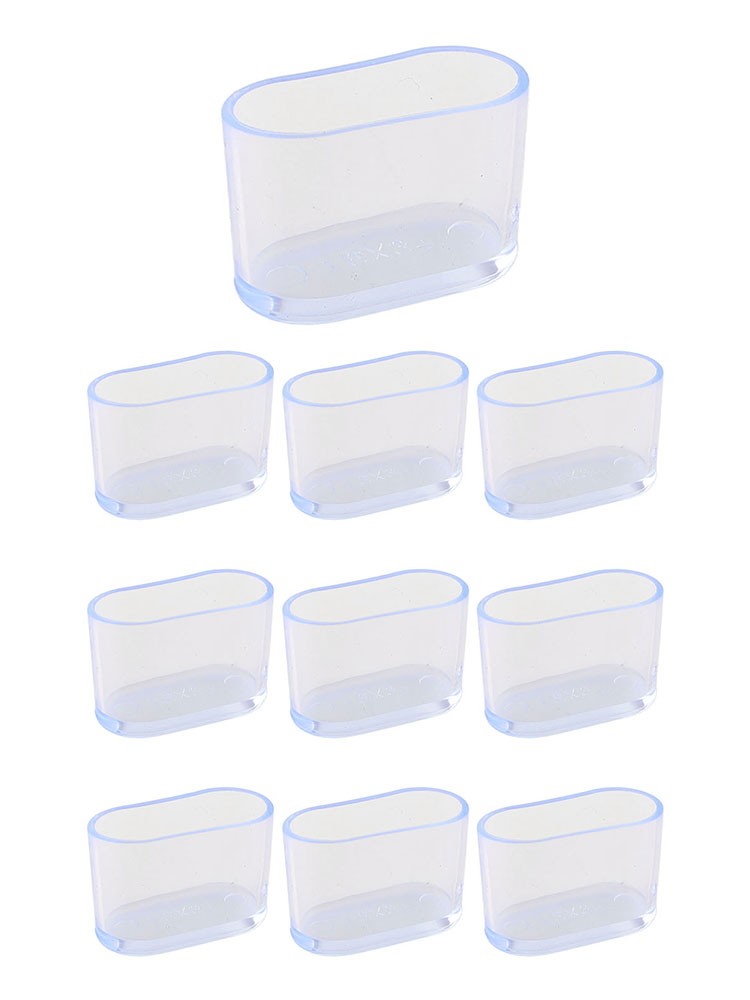 Nuevo Práctico Tapa de Pata de Silla Cubiertas Ovaladas Pies de Mesa Muebles PVC Patio - Imagen 56 de 79