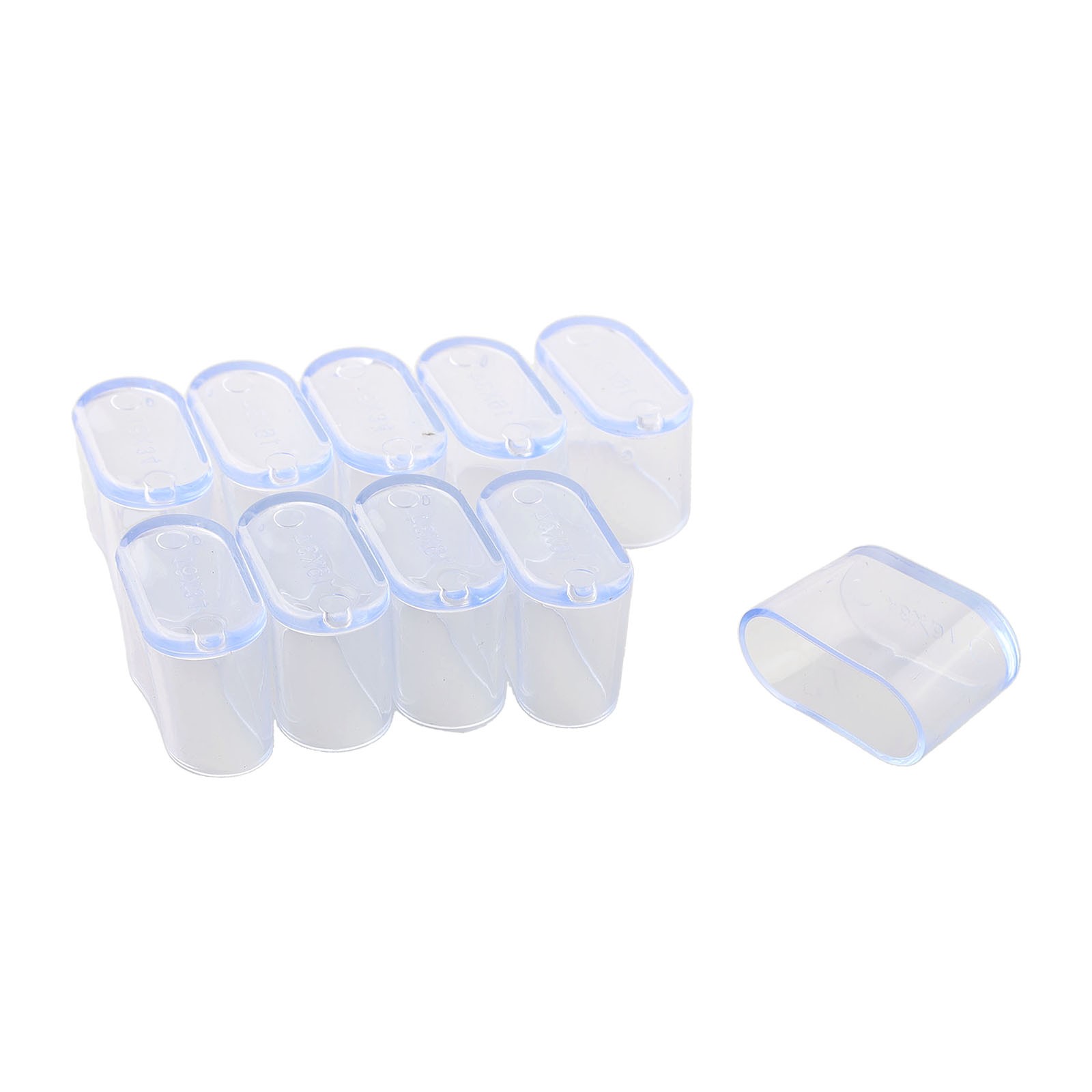 Nuevo Práctico Tapa de Pata de Silla Cubiertas Ovaladas Pies de Mesa Muebles PVC Patio - Imagen 52 de 79