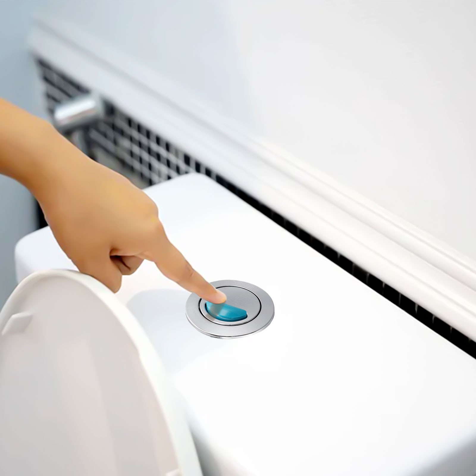 Sichere Sicherungsmutter Montage WC Druckknopf mit DUAL Spülung Wassersparend - Bild 21 von 30