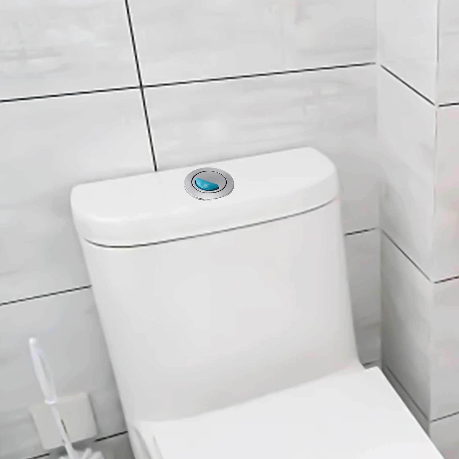 Sichere Sicherungsmutter Montage WC Druckknopf mit DUAL Spülung Wassersparend - Bild 22 von 30