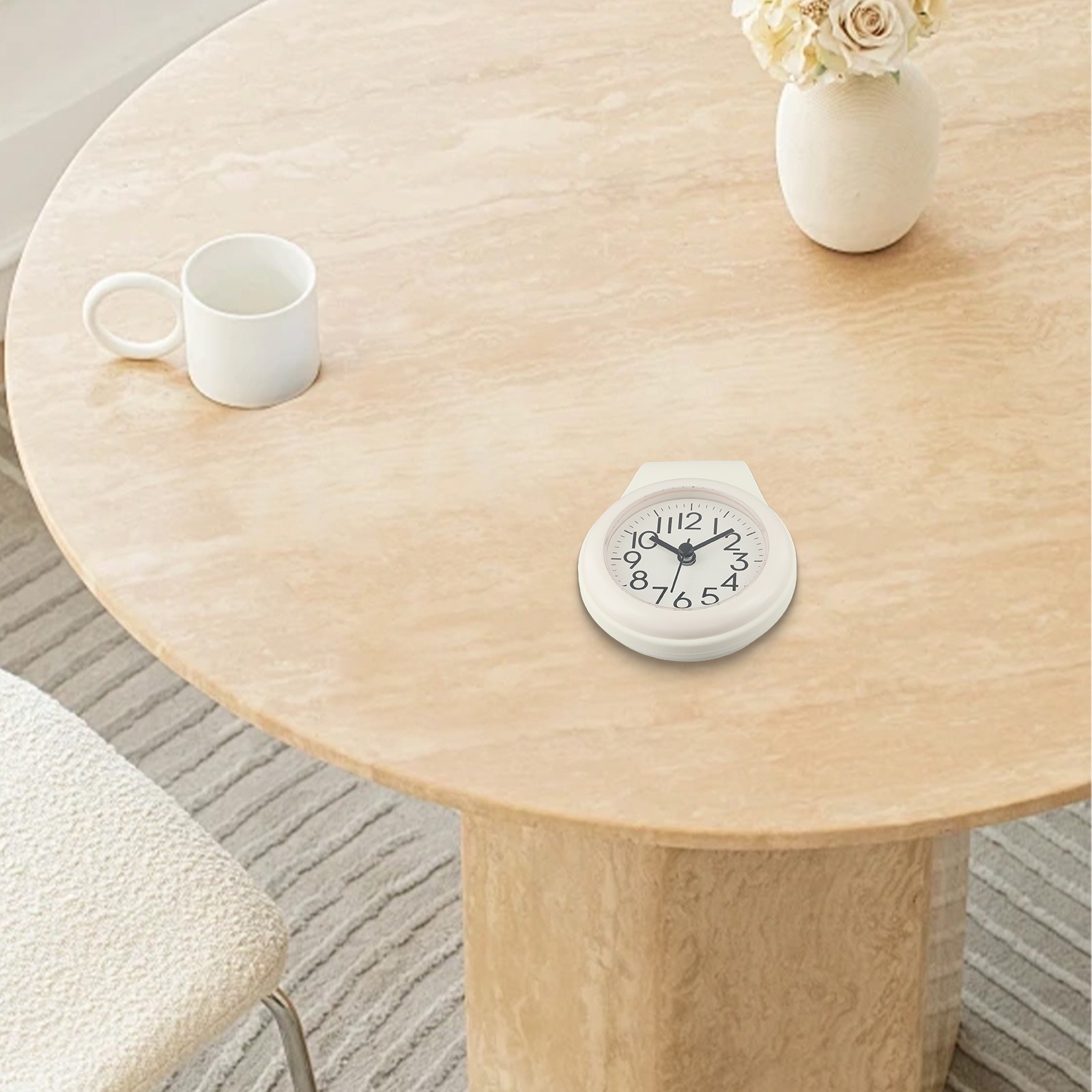 Bathroom Battery Powered Silent Bathroom Features Waterproof White Background