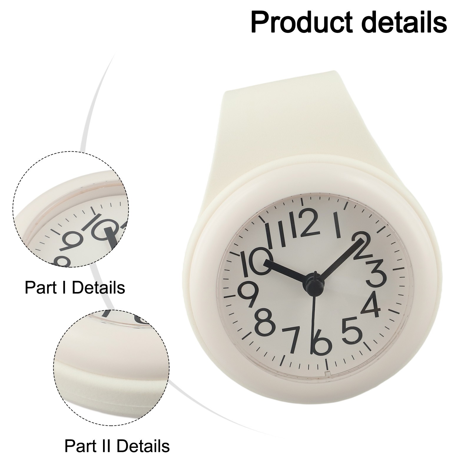 Bathroom Battery Powered Silent Bathroom Features Waterproof White Background