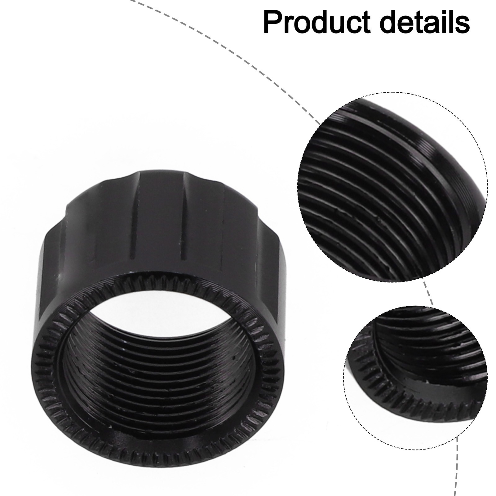 High Quality Bicycle Thru Axle Nut Hubs Shaft Cap Bicycle Black Road Bike - Picture 30 of 39