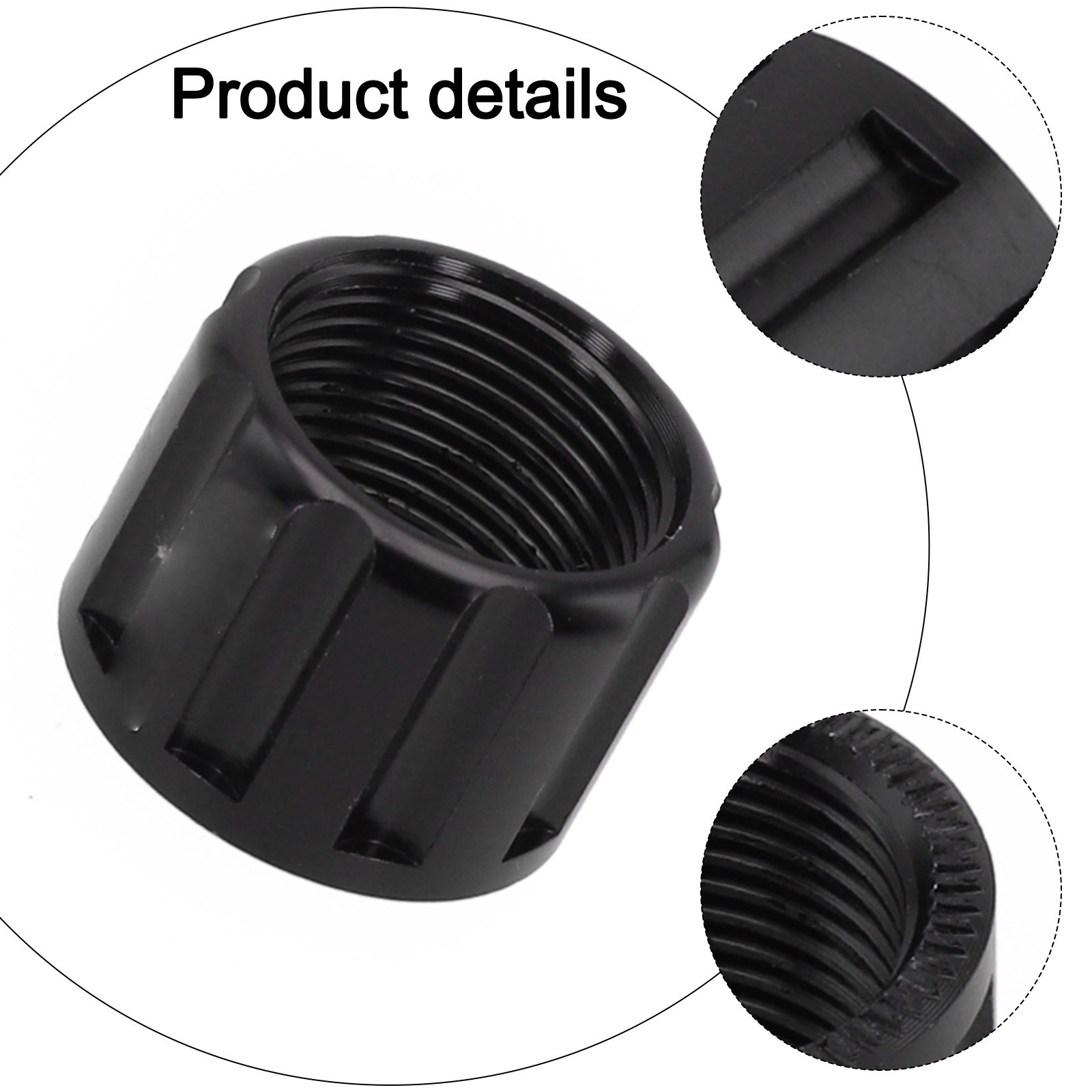High Quality Bicycle Thru Axle Nut Hubs Shaft Cap Bicycle Black Road Bike - Picture 31 of 39