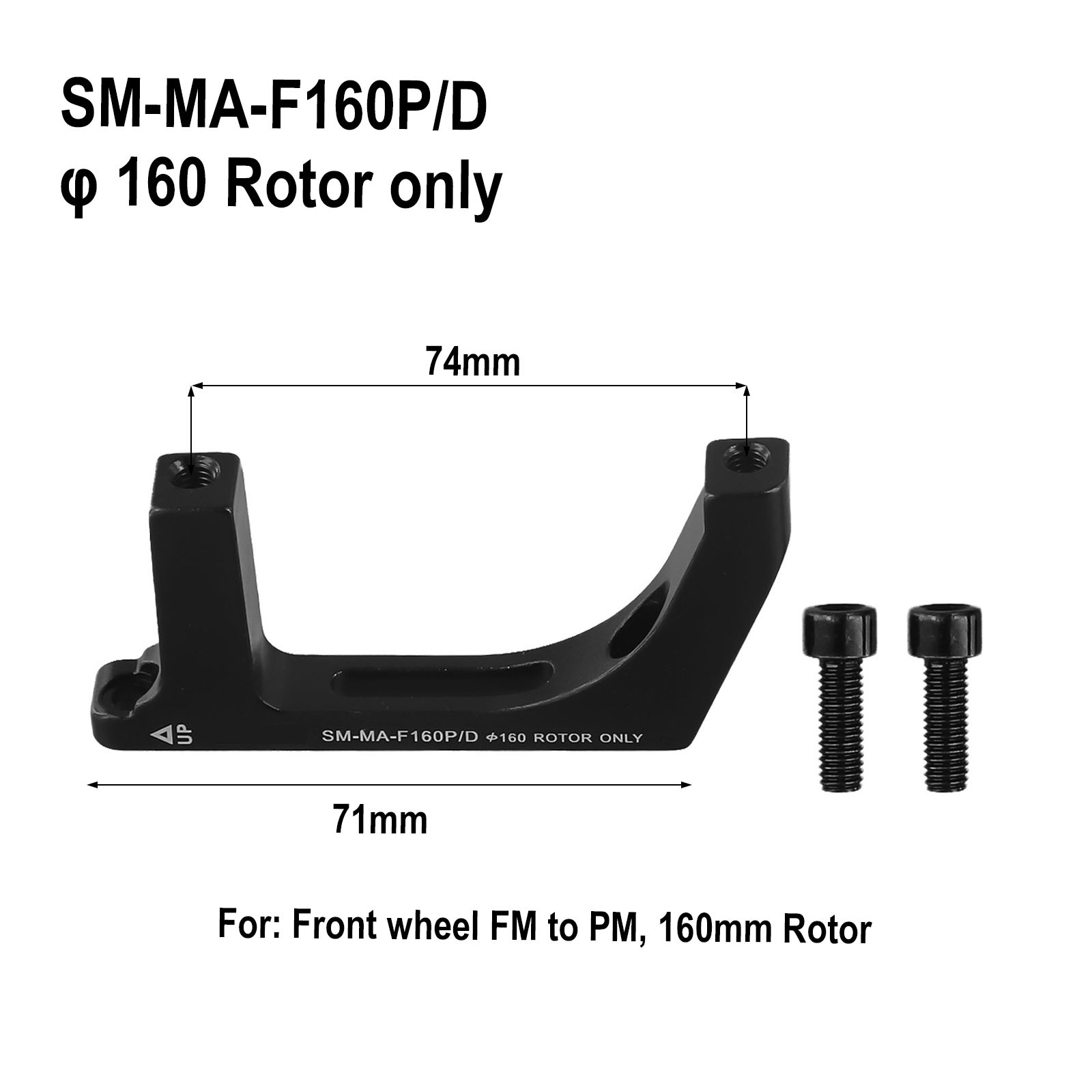 Brake Adapter Converter Aluminum Alloy Cycling Parts Flat Mount To Post Mount - Picture 29 of 46