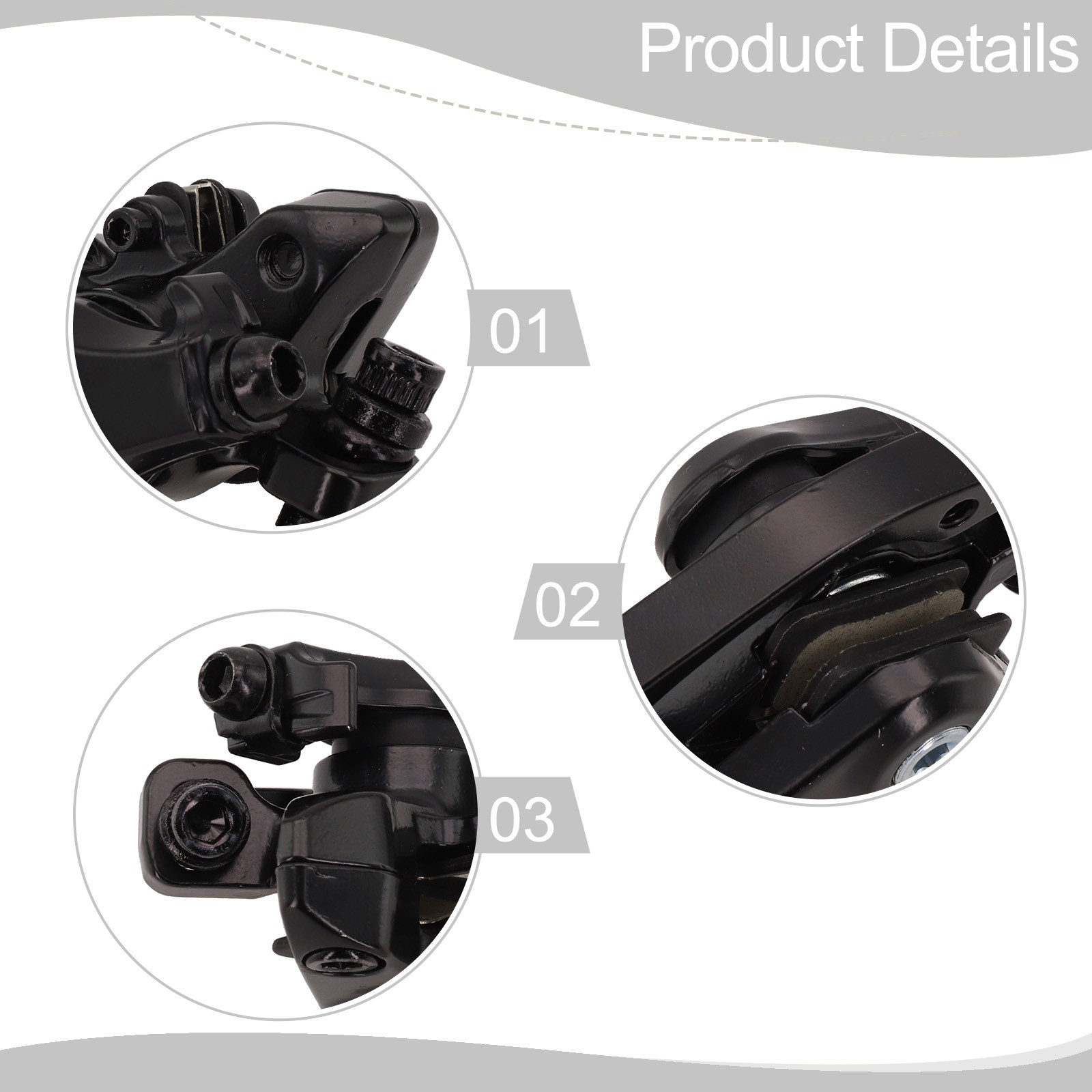 Efficient Heavy Duty Disc Brake Caliper for Ebike Front & Rear 160MM Clip - Picture 28 of 63