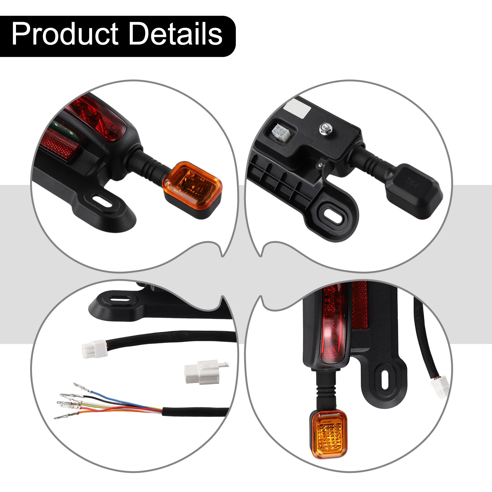 Improve Visibility with LED Turn Signal Tail Light for Electric Vehicles - Imagen 23 de 36