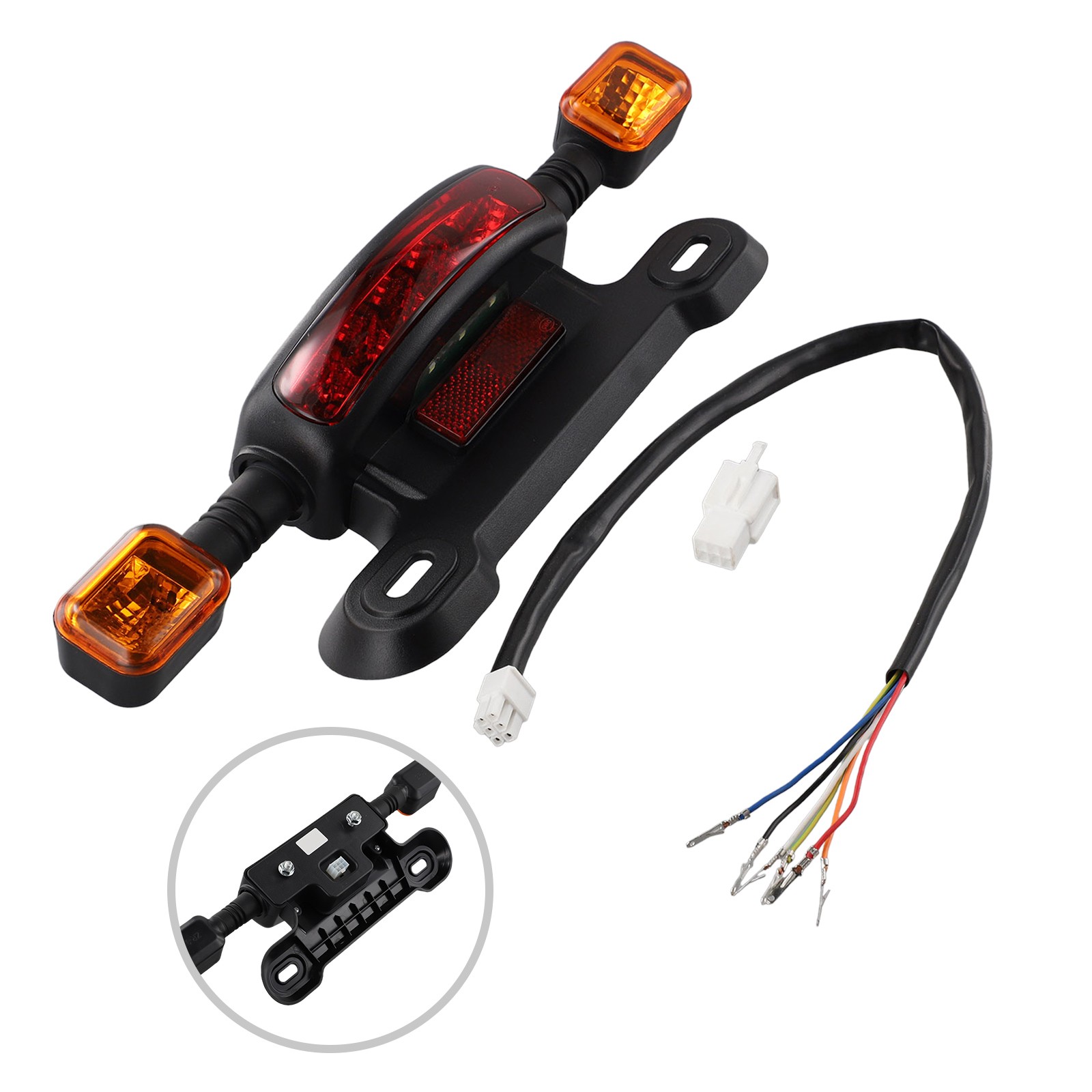 48/60V LED Electric Vehicle Tail Light Brake Turn Signal Driving Light - Picture 24 of 36