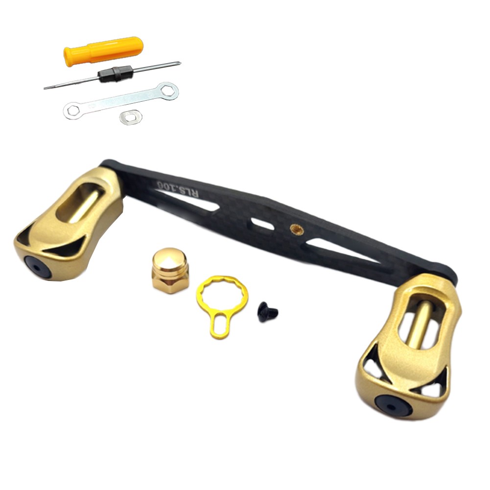 Baitcasting Reel Rocker Handle with Bearing Carbon Fiber Material Size 105mm - Picture 13 of 13