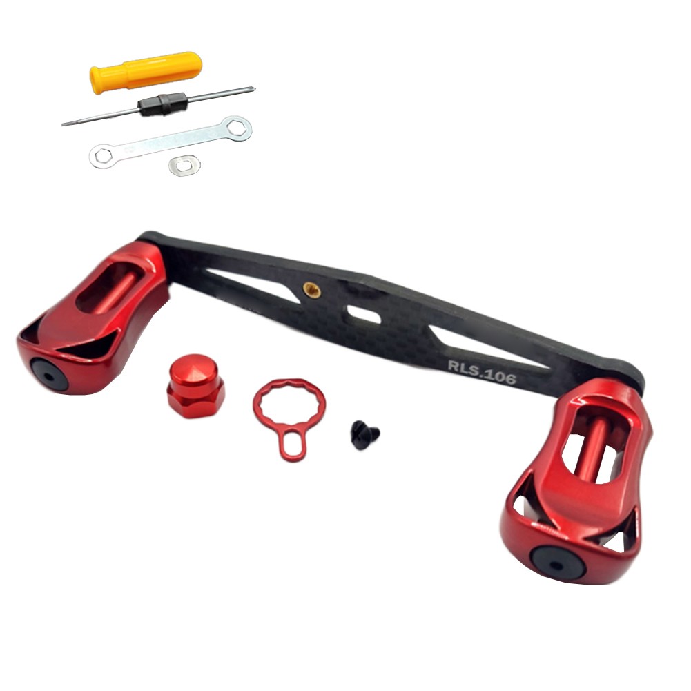 Baitcasting Reel Rocker Handle with Bearing Carbon Fiber Material Size 105mm - Picture 12 of 13