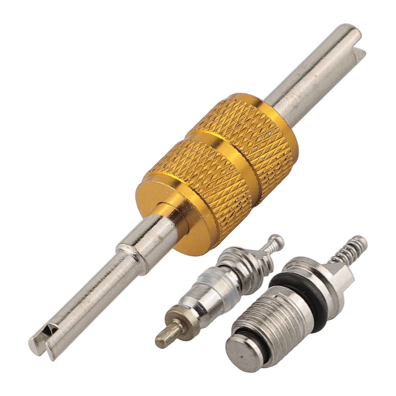 Dual Coupler For R134A Valve Core Removal Tool for Automotive HVAC Repair - Picture 8 of 12