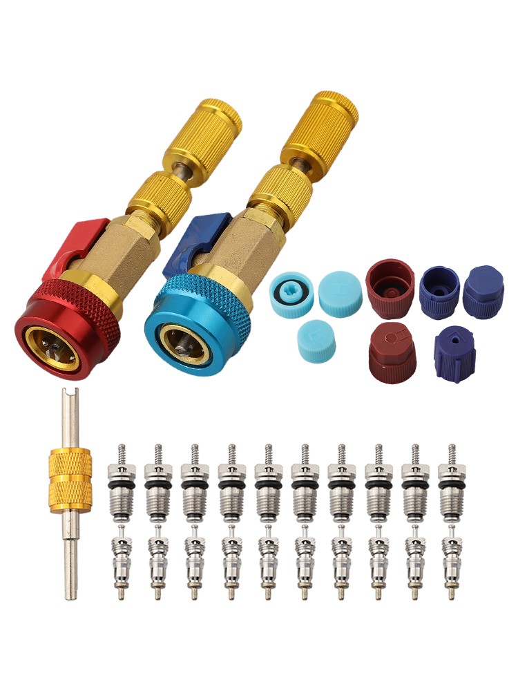 Dual Coupler For R134A Valve Core Removal Tool for Automotive HVAC Repair - Picture 12 of 12