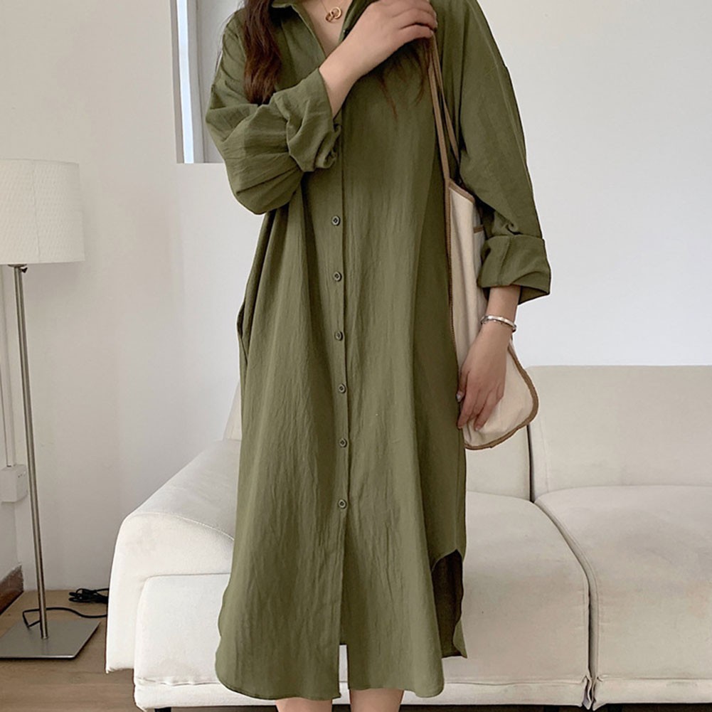 Robe automne vacances d��contract��e acheter chemisier robe mode tissu polyester