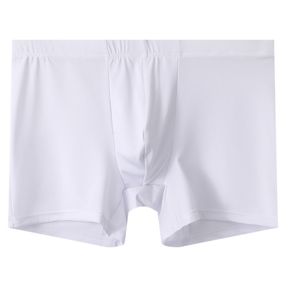 Lightweight Ice Silk Mens Undershorts Low Rise Boxer Briefs for All Seasons