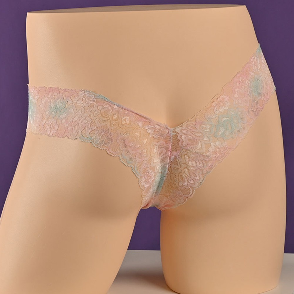 Stylish Men's Sissy Print Bikini Thong GString Underwear for Nighttime - Picture 25 of 27