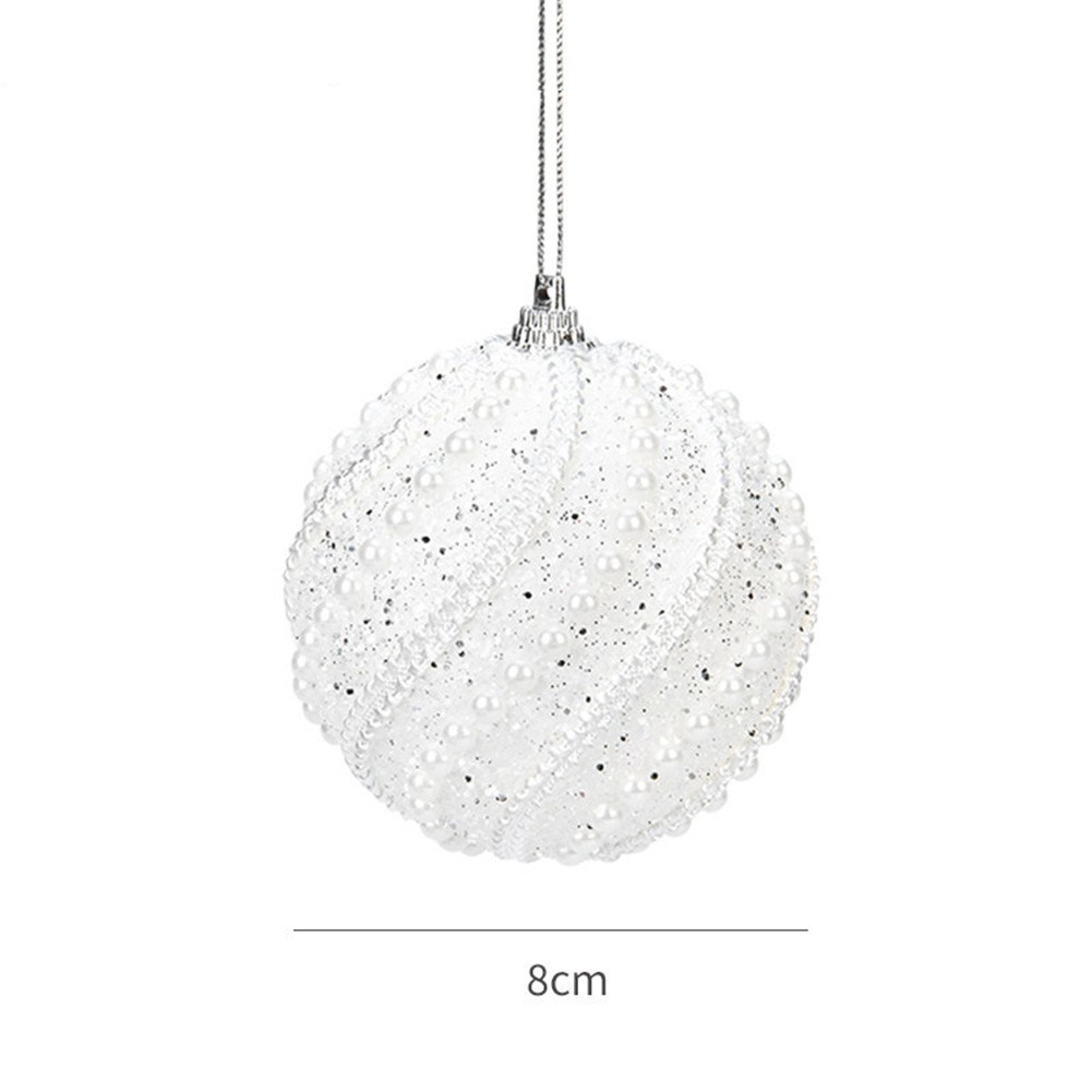 Colorful 8cm Christmas Ball Decorations for Family Gatherings and More