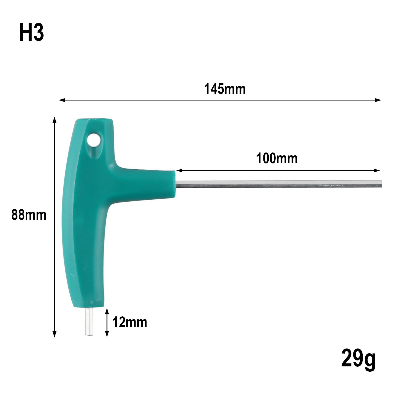 HRC52 54 Hardness T Shaped Hex Key Wrench Set 1 5 10mm Inner Six Angle - Picture 63 of 94