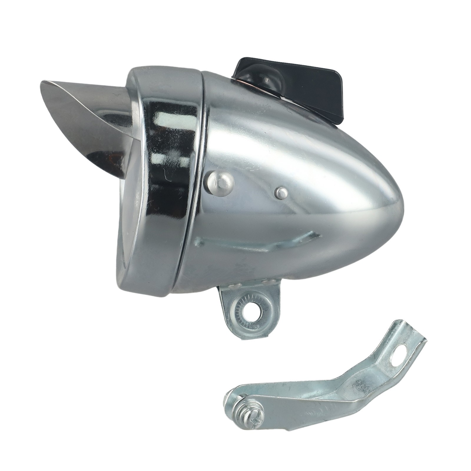 For Night Riding Bike LED Headlight Retro Head Lamp Battery Powered Metal Shell - Picture 29 of 39