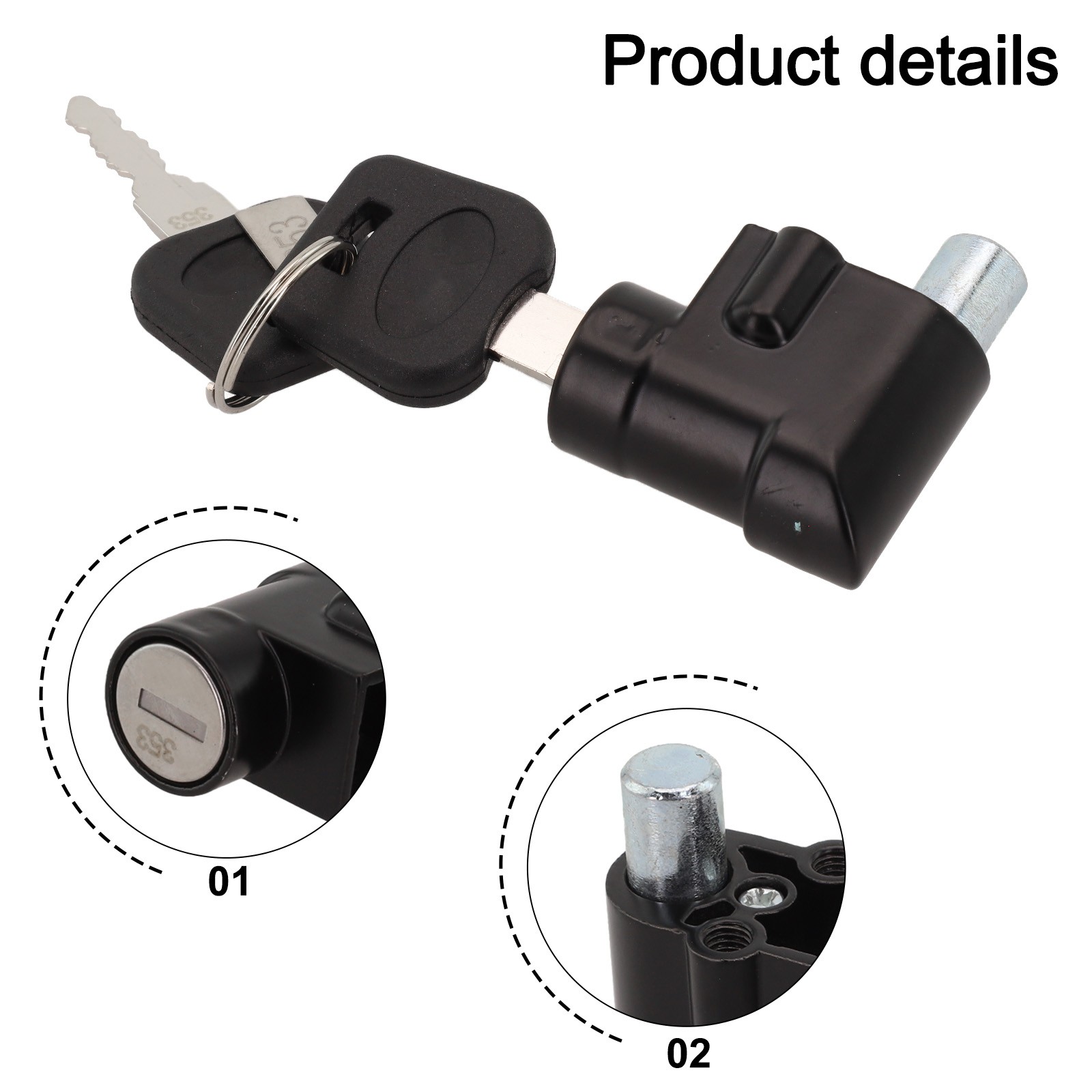 Efficient Locking Mechanism Power Lock & Key for Hailong 1 and 2 Batteries - Picture 24 of 35