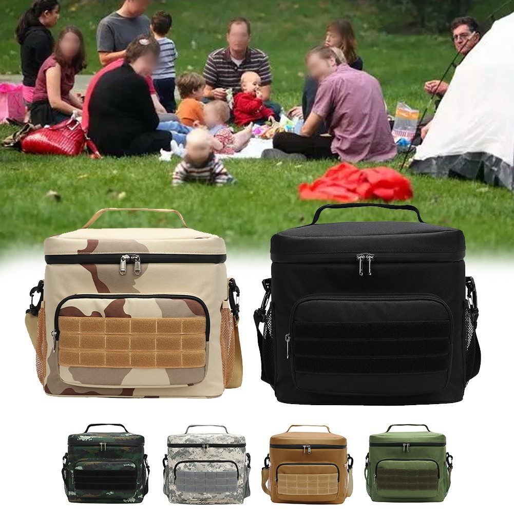 Tragbare Lunchbox Tasche Wasserdicht Isoliert Kühltasche für Camping und Pickn - Bild 2 von 20