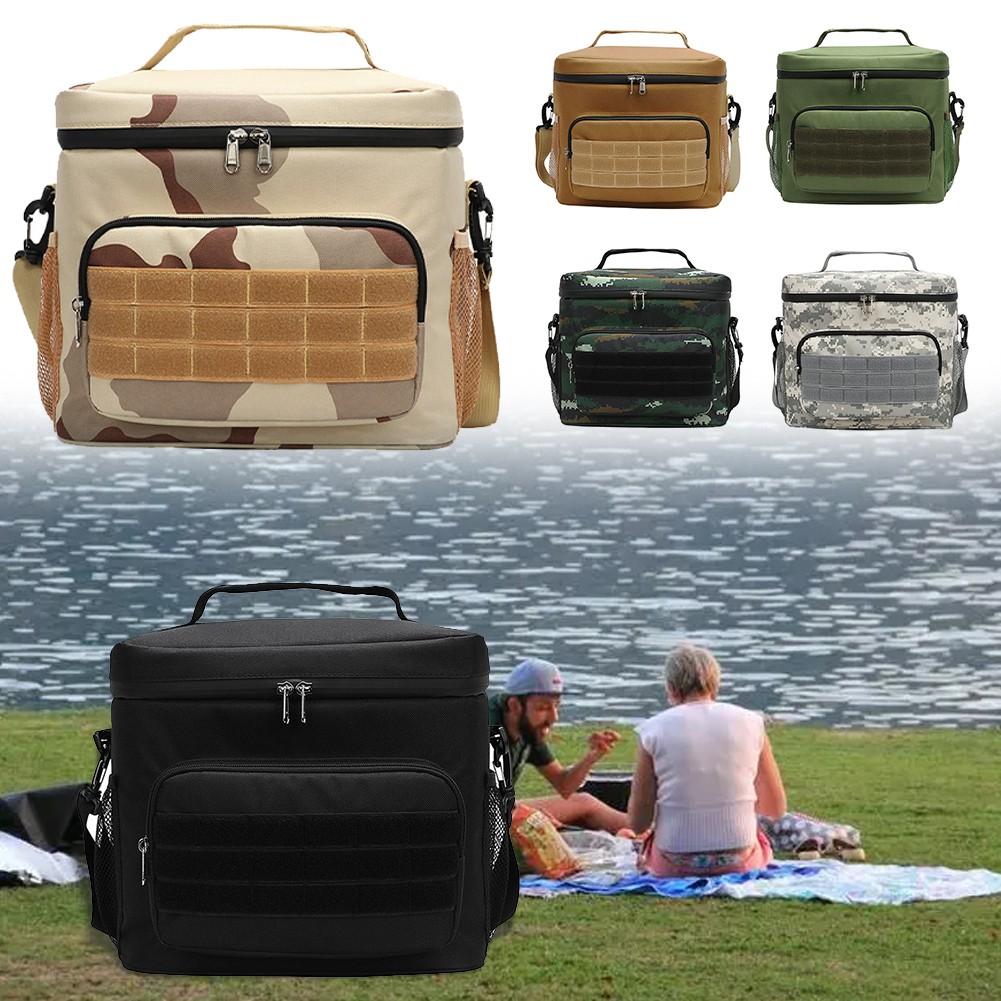 Tragbare Lunchbox Tasche Wasserdicht Isoliert Kühltasche für Camping und Pickn - Bild 3 von 20