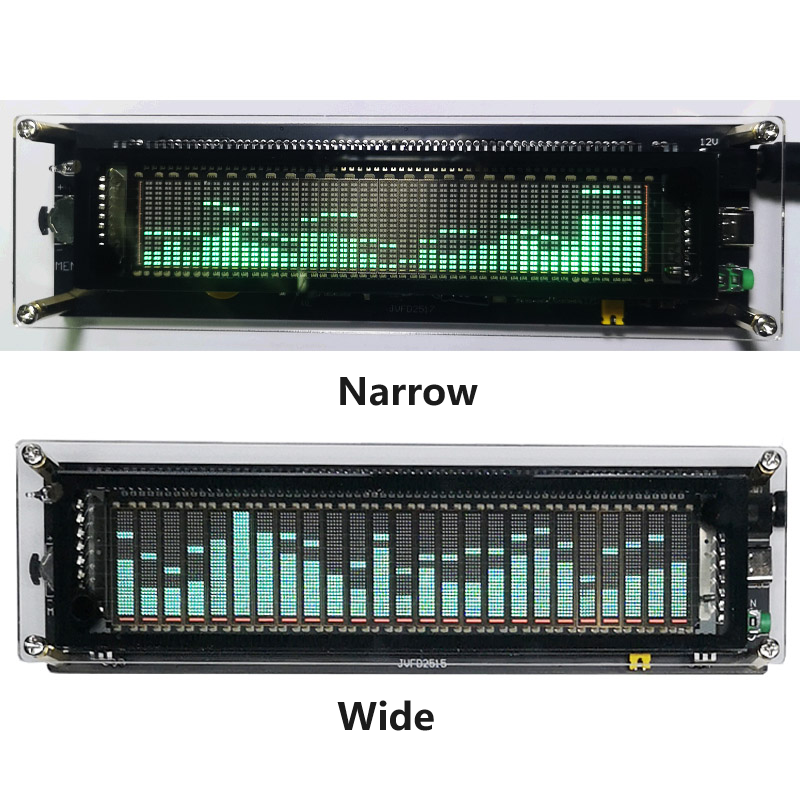 ABS SCREEN FOR Clear Visual Effects VFD2515 Music Audio Spectrum ...