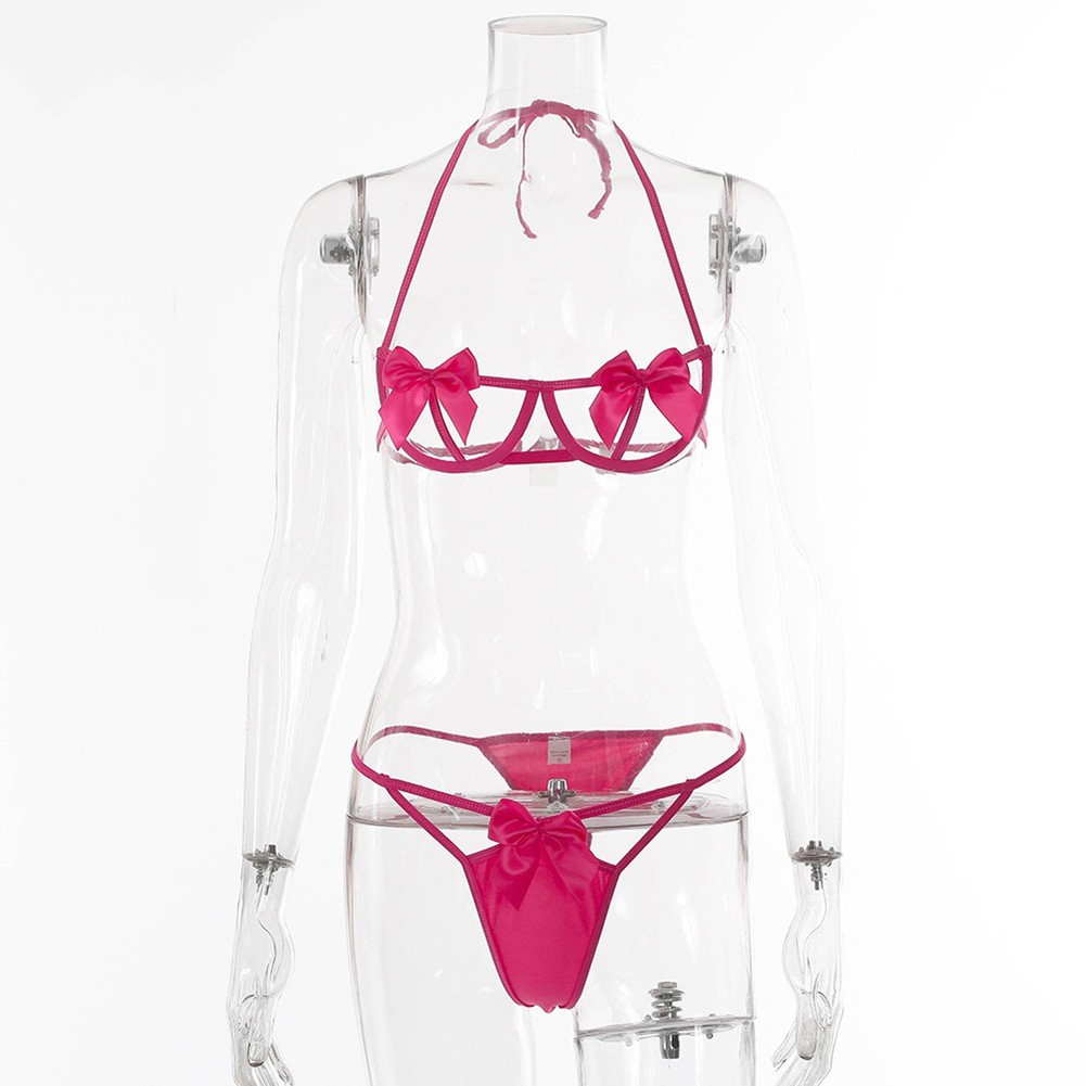 Luxus Dessous für Damen mit stylischem Bügel BH und String - Bild 16 von 44