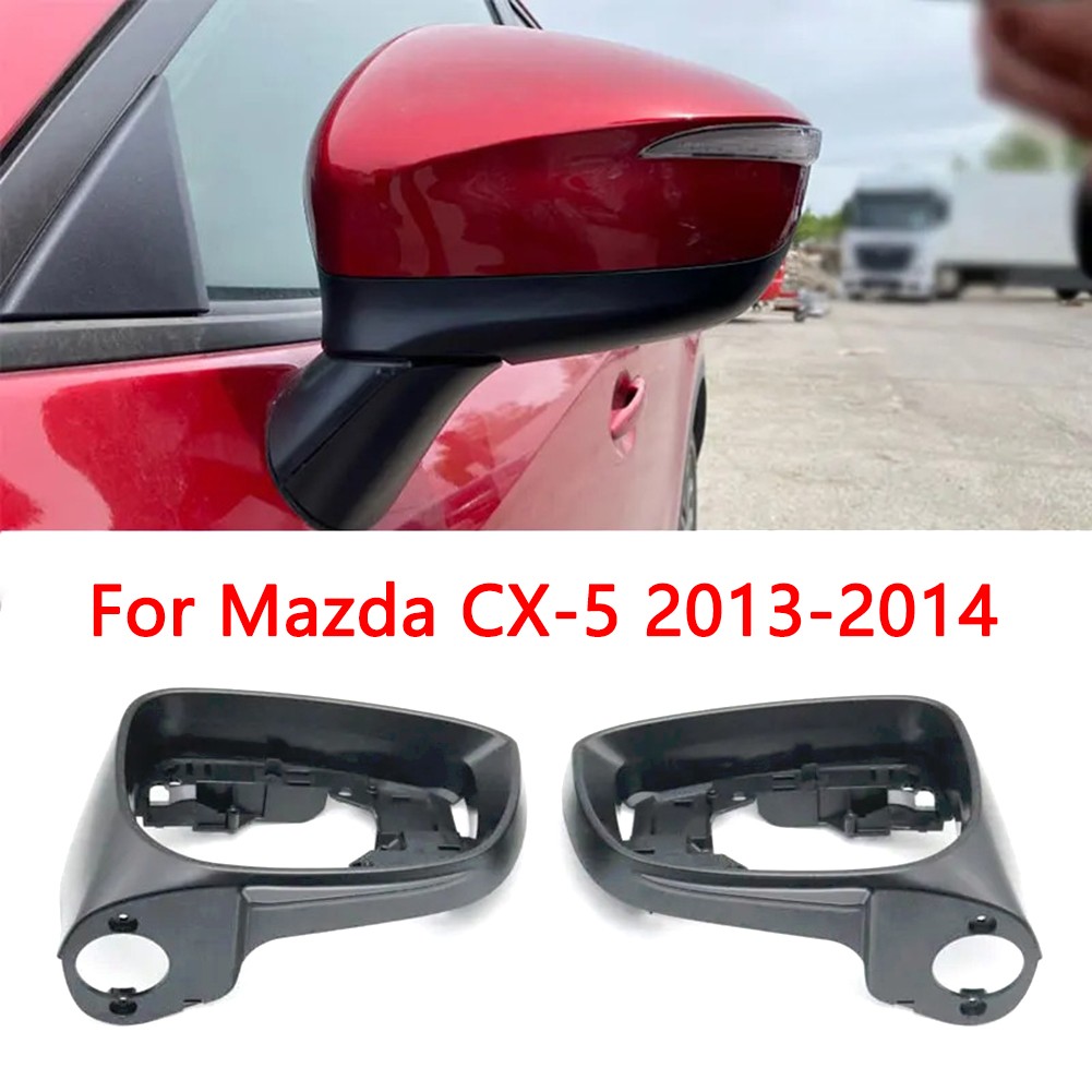Für Mazda CX5 Rückspiegel Untere Abdeckung Ersatz Einfache Montage Schwarz - Bild 19 von 36