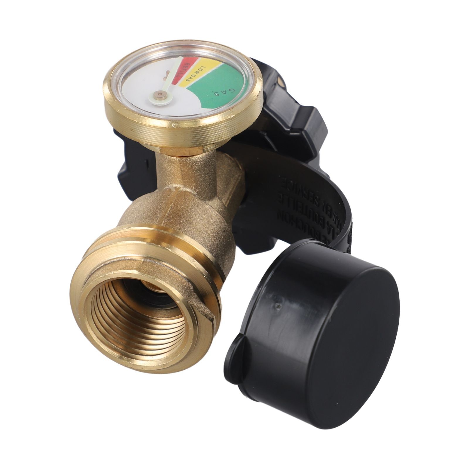 Rv Adattatore Per Manometro Serbatoio Propano - Collegamento In Ottone Per Misurare Pressione E Livello Gas Su BBQ, RV, Grill Adattatore Serbatoio Gas - Foto 3