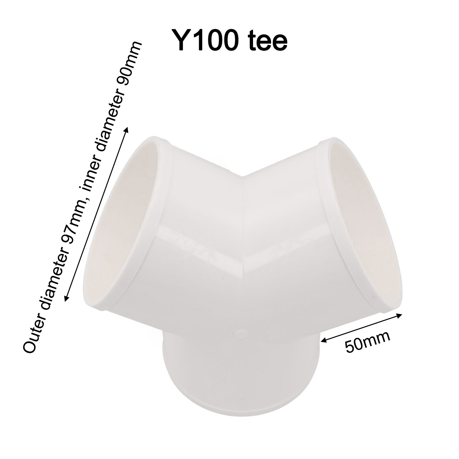 Enhance For Extractor Fans Efficiency with PVC Y Shape Ducting Splitter - Picture 26 of 59
