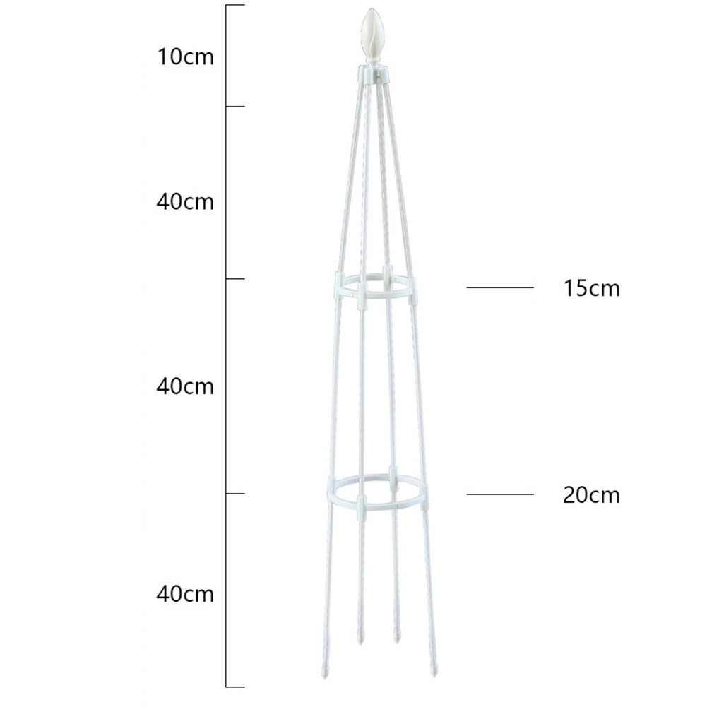Support d'usine en plastique vente en gros en forme de tour pour une installation et un entret
