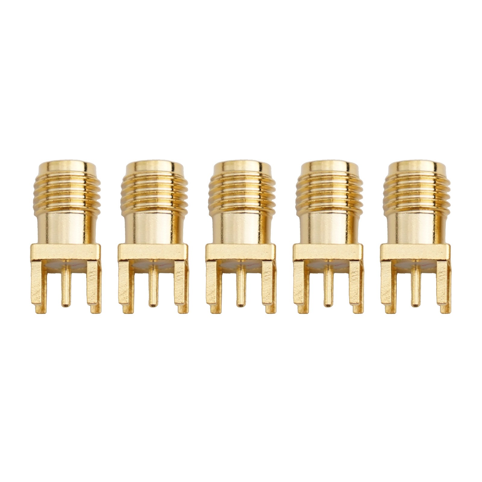 Lot de 5 Connecteurs Port Haute Performance Pour SMA Male �� Femelle Compatible - Zdjęcie 3 z 12