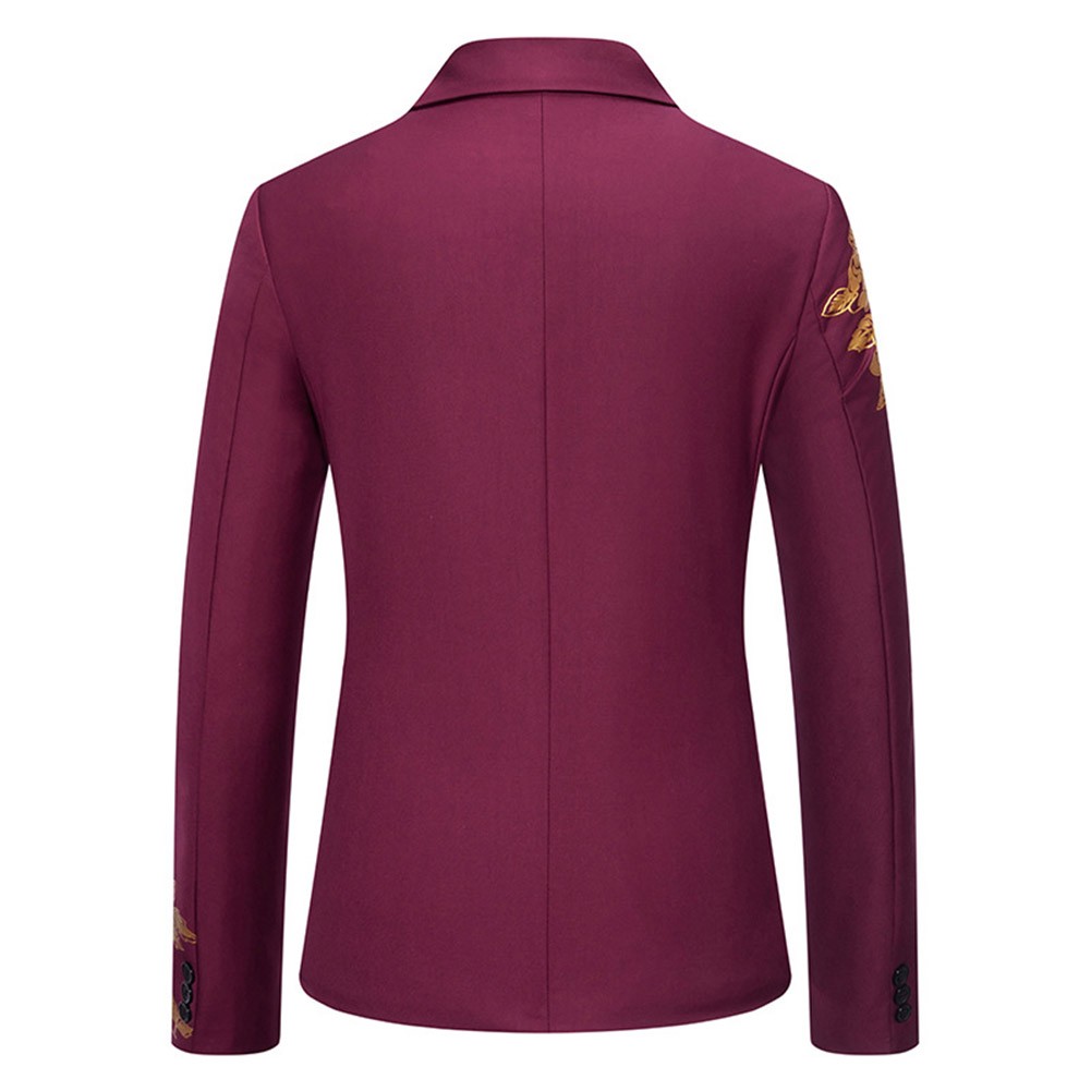 Business Wedding Formal Suit Jacket Business Wedding Blazer Casual Style - Picture 22 of 31