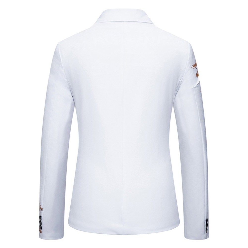 Business Wedding Formal Suit Jacket Business Wedding Blazer Casual Style - Picture 16 of 31